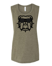 Load image into Gallery viewer, Bulldog in Sunnies Women&#39;s Muscle Tank

