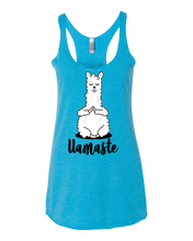 Load image into Gallery viewer, Llamaste Tri Blend Tank

