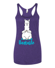 Load image into Gallery viewer, Llamaste Tri Blend Tank
